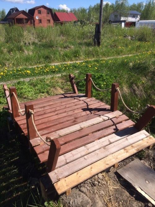 Мостик своими руками сделала. 03