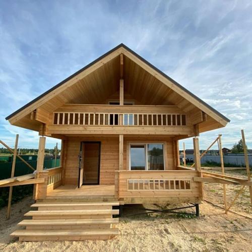 Баня из двойного бруса. 02