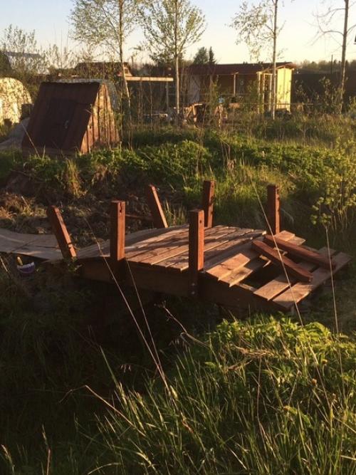 Мостик своими руками сделала. 02