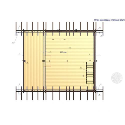 Баня из двойного бруса. 04