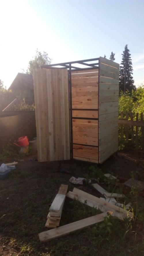 Дачный душ на летнее время. 03