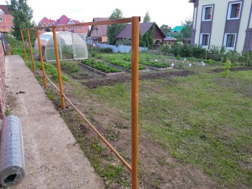 Здравствуйте, сделал шпалеру.