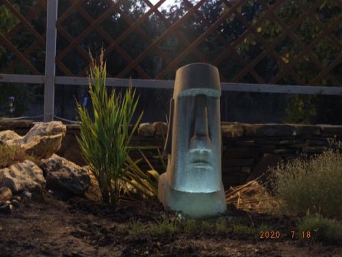 Давно вынашивал идею с садовыми фигурками возле планируемого водоема. 02