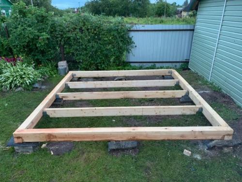 Делимся!  Может кому-то пригодится наш опыт в строительстве беседки.