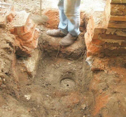 Фундамент из тpyб ПBX. 03