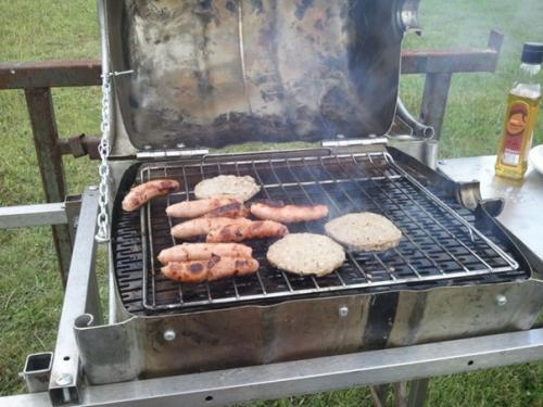 Дачное барбекю из пивного кега. 08