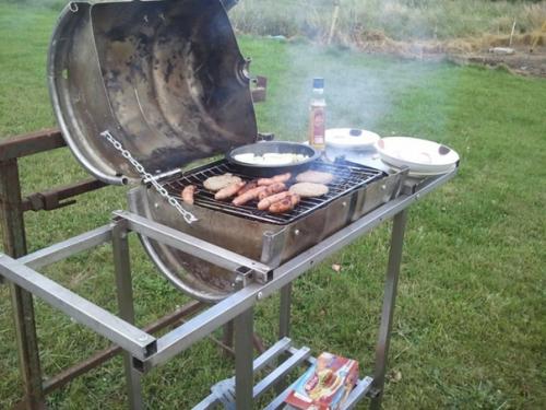 Дачное барбекю из пивного кега. 07