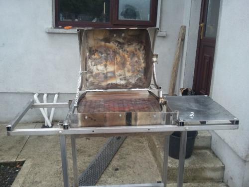 Дачное барбекю из пивного кега. 05