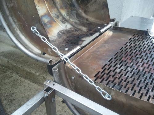 Дачное барбекю из пивного кега. 04