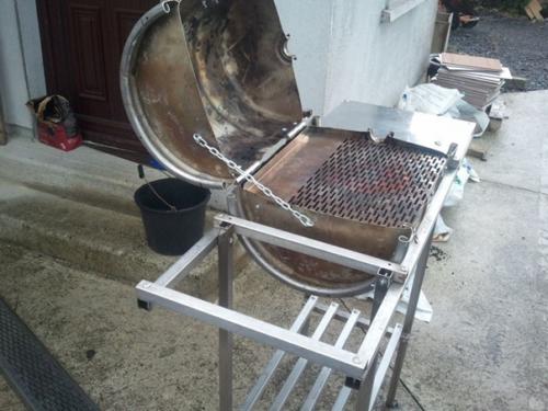 Дачное барбекю из пивного кега. 06