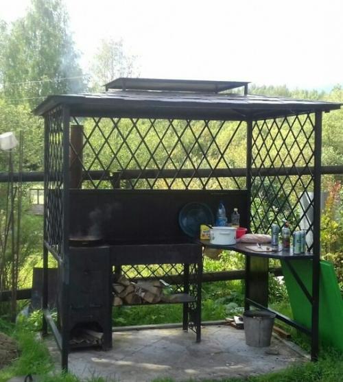 Мангал, сделанный руками моего мужа. 03