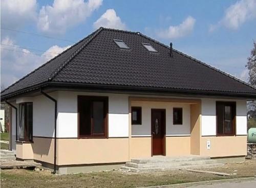 Просторный одноэтажный дом с мансардой плюс план (площадь 211, 3 кв. 01