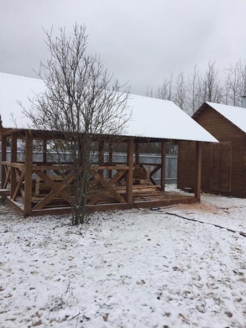 Беседка для бесед - построили своими руками. 03