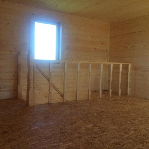 Отличный вариант дачной лестницы. 05