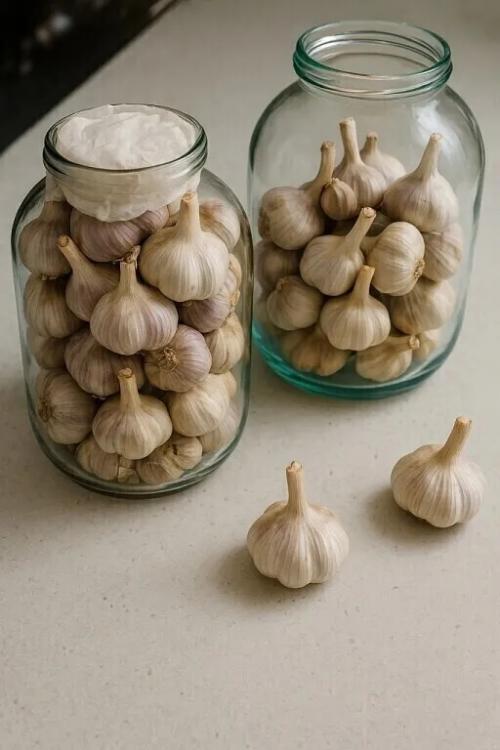 Как сберечь урожай чеснока: надежный метод.
