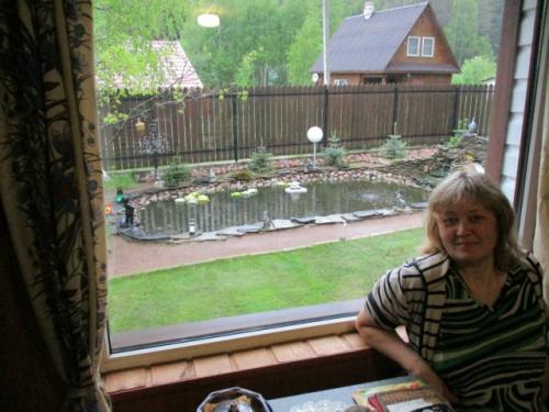 Моя дача - банька, белые растут прямо на участке, альпийская Горка, пруд. 03