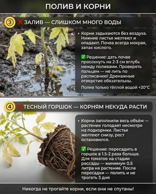 Почему желтеют листья у рассады томатов - 6 причин. 03 Почему желтеют листья у рассады томатов - 6 причин. 03