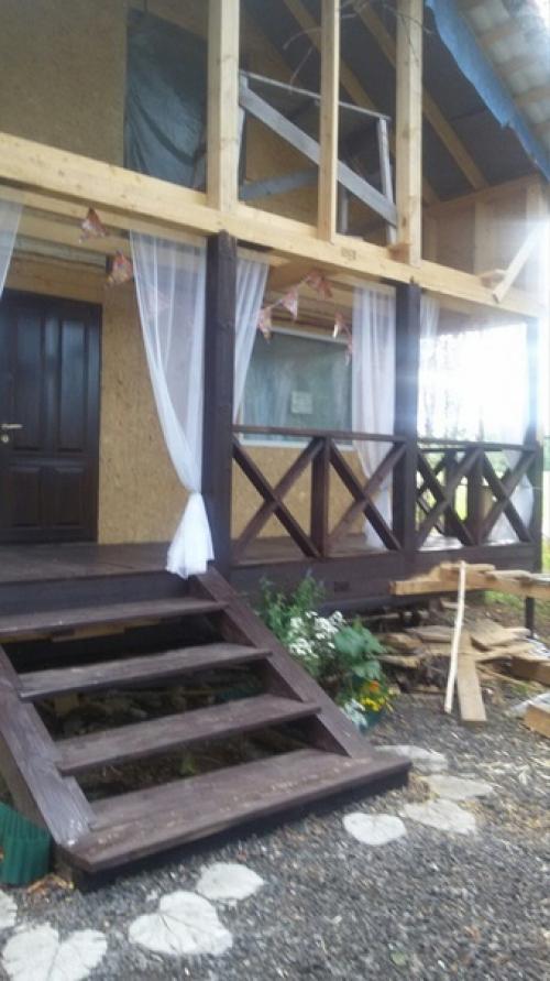 Мы!а вот такой дом на своей даче строим 05