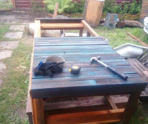 Умывальник на даче обновил. 05