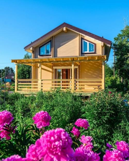 Зимний дом по индивидуальному проекту.