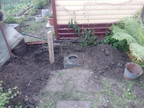 Умывальник на даче обновил. 03