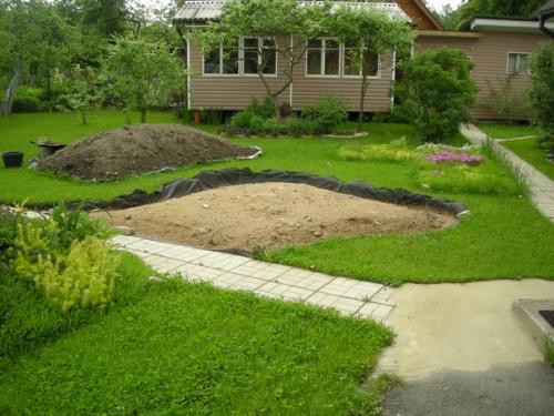 Представляю последовательность создания Горки. 01