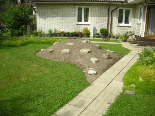 Представляю последовательность создания Горки. 02