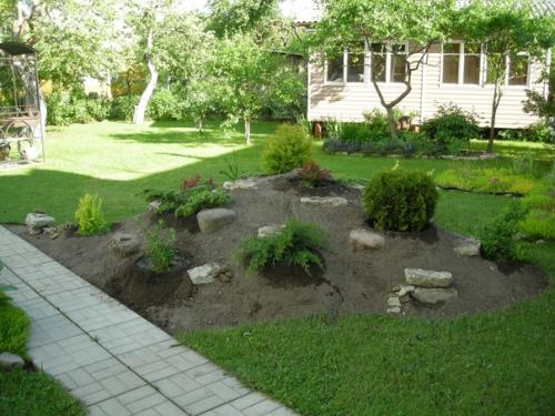 Представляю последовательность создания Горки. 06