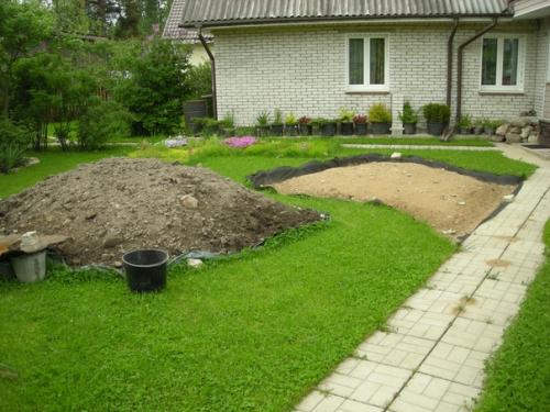 Представляю последовательность создания Горки.