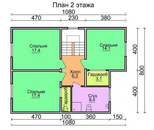 Добротный кирпичный дом с огромной гостиной. 03