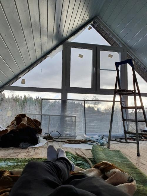 Дом, в котором и баня, креативное и жилое пространство. 04