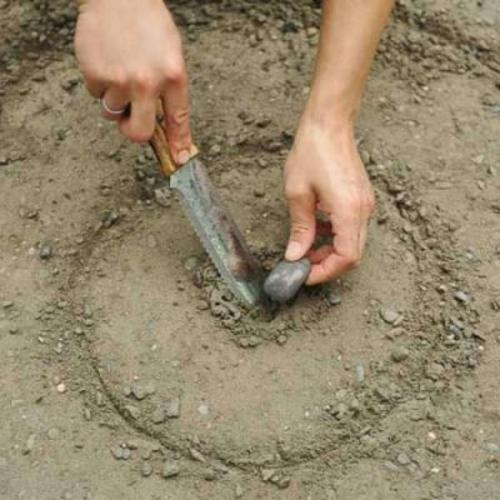 Мозаика из гальки своими руками. 01