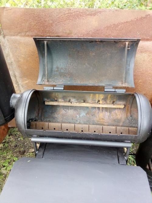 Казан - мангал - коптильня из баллонов. 01