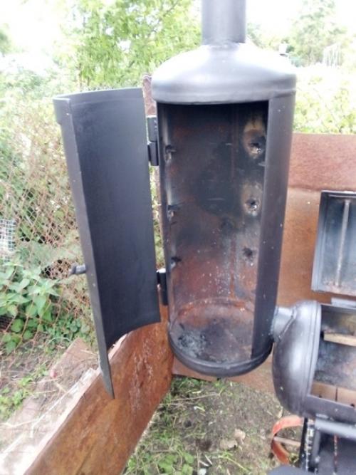 Казан - мангал - коптильня из баллонов. 03