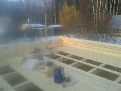 Пристройка 6 х 6 в полтора этажа к уже имеющемуся дому. 05