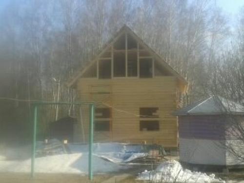 Пристройка 6 х 6 в полтора этажа к уже имеющемуся дому. 08