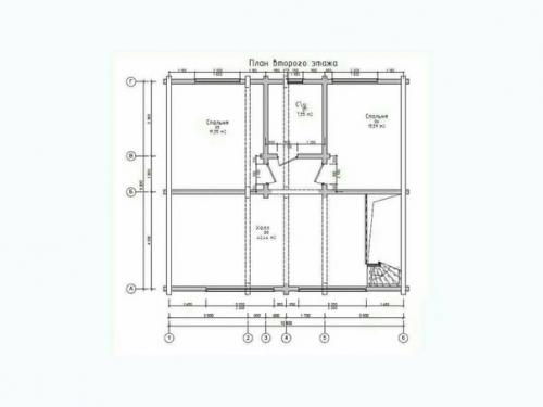 Традиционный, русский дом, размеры 10. 02
