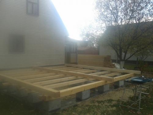 Пристройка 6 х 6 в полтора этажа к уже имеющемуся дому. 01