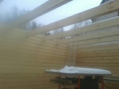 Пристройка 6 х 6 в полтора этажа к уже имеющемуся дому. 04