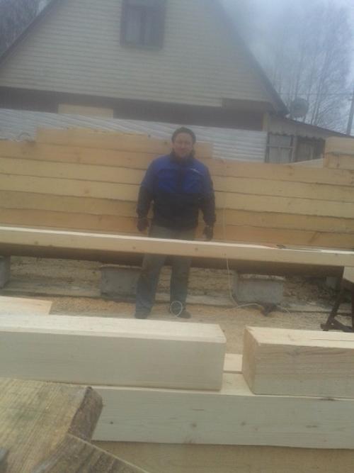 Пристройка 6 х 6 в полтора этажа к уже имеющемуся дому. 03