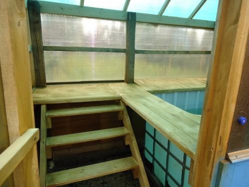 Давно планировали и вот сделали - купель для дачной баньки. 04