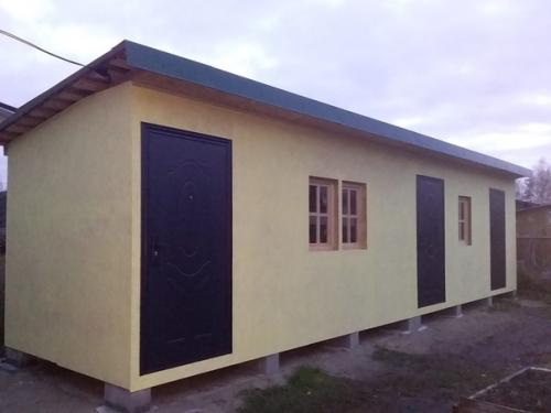 Хозблок, в котором три помещения различного назначения. 04