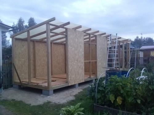 Хозблок, в котором три помещения различного назначения. 02