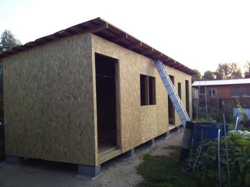 Хозблок, в котором три помещения различного назначения. 03